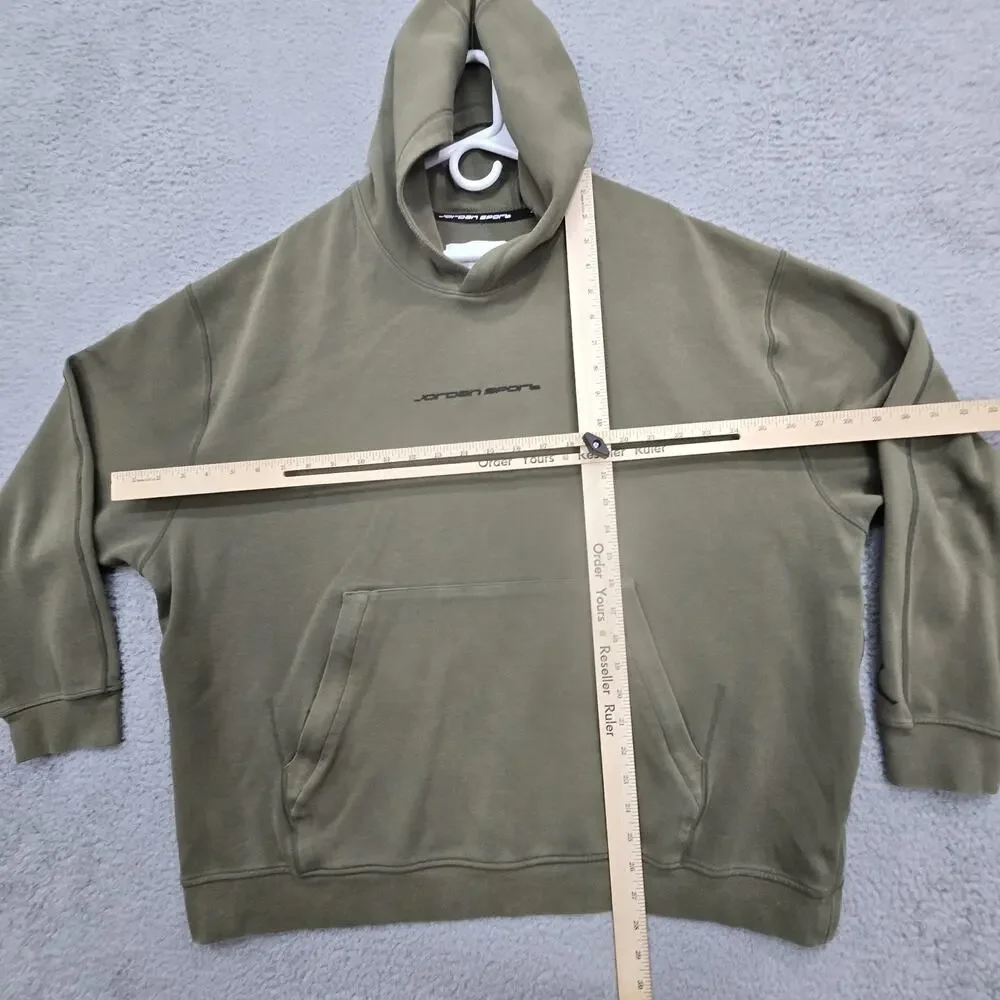Air Jordan Sport Fleece Dri-FIT Hoodie Pullover Olive Mens Size 2XL HF0280-222